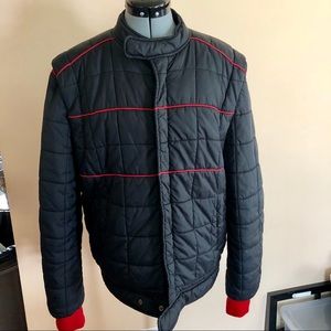 FCUK Bike Jacket black red stylish men’s large